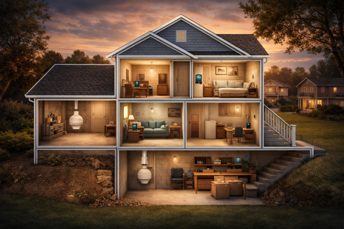 Radon Test Placement by Home Layout