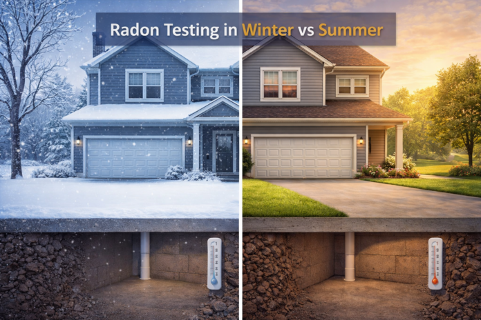 Radon Testing in Winter vs Summer