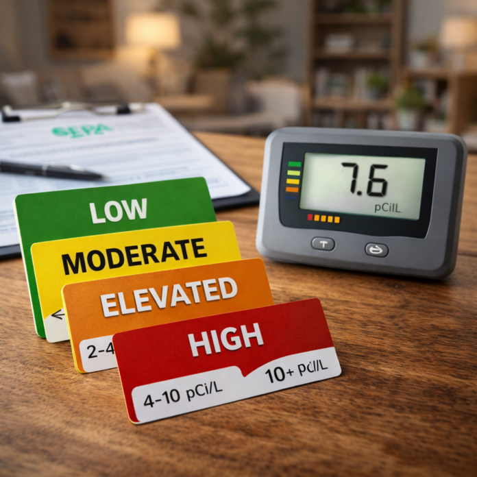 Radon Risk Levels: How to Interpret Your Test Result and What to Do Next