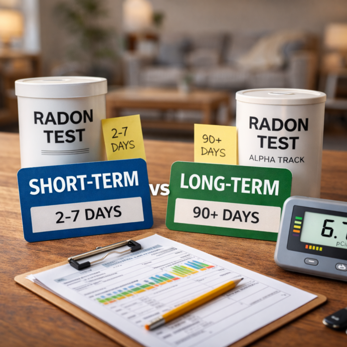 Short-Term vs Long-Term Radon Testing: Which One Should You Use?