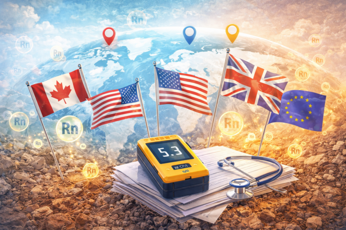 Why Radon Rules Differ Between Countries