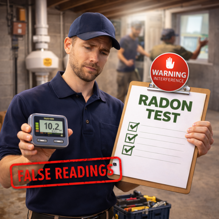 Radon False Readings