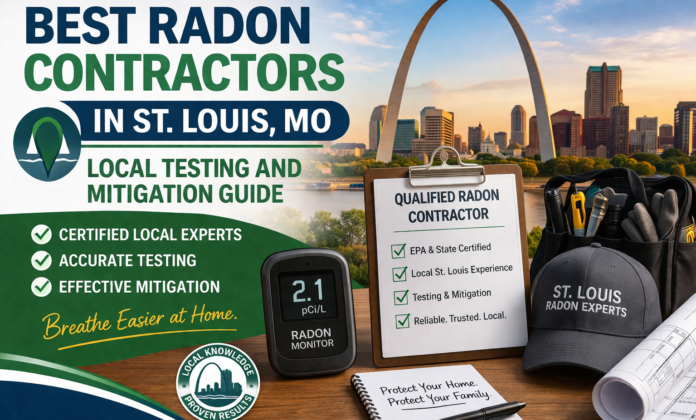 Best Radon Contractors in St. Louis, MO: Local Testing and Mitigation Guide