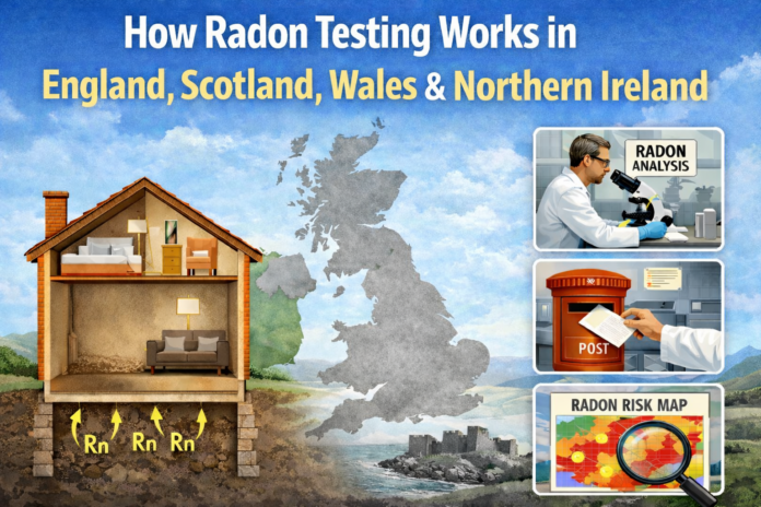 How Radon Testing Works in England, Scotland, Wales, and Northern Ireland