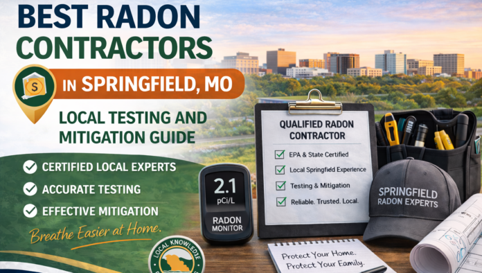 Best Radon Contractors in Springfield, MO: Local Testing and Mitigation Guide